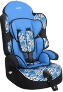 Siger KRES0276 Детское автомобильное кресло SIGER ART "ДРАЙВ" геометрия, 1-12 лет, 9-36 кг, группа 1/2/3