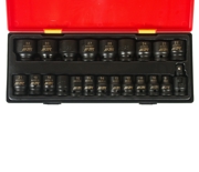 JTC JTCK4223 Набор головок торцевых ударных 6-гранных 1/2"" 8-32мм (в кейсе) 22шт  /1