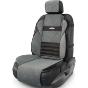AUTOPROFI MLT320BKDGY Накидка анатомическая на сиденье Multi Comfort  (велюр) MLT-320 BK/D.GY