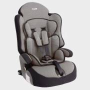 Siger КРЕС0148 Детское автомобильное кресло SIGER "Прайм ISOFIX" серый, 1-12 лет, 9-36 кг, группа 1/2/3