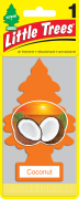 Little Trees U1P10317RUSS Ароматизатор Елочка Кокос пропитанный пластинка кокос