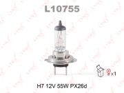 LYNXauto L10755 Лампа галогенная (H7 12V 55W PX26d)