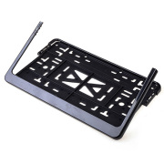 Skyway S04102008 Рамка для номера пластм 290*170 ГОСТ с защелкой SKYWAY черная без надписи 1 шт